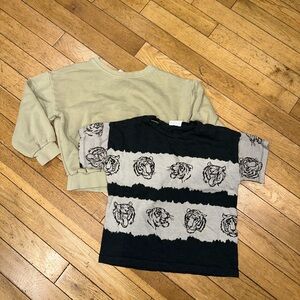 Boy’s Zara top bundle lot set tee shirt short sleeve sweatshirt